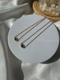 Mini Oval Evil Eye Necklace (15211123966339)